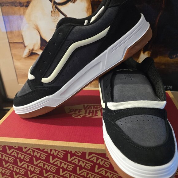 Vans Hylane Skate Sneakers Shoes Black/White/Gum VN000D26BMA Mens 11 US NEW - Picture 3 of 10